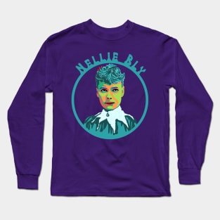 Nellie Bly Portrait Long Sleeve T-Shirt